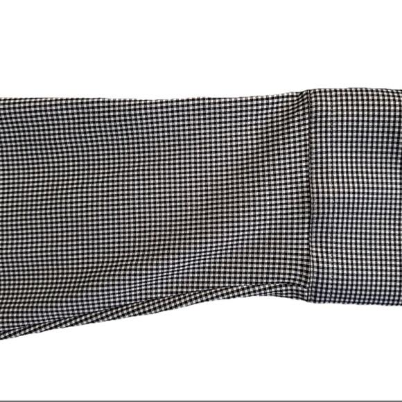Murano Men’s Slim Fit Performance Men’s Black & White Checkered Shirt. 2XL. NWT - Picture 6 of 13